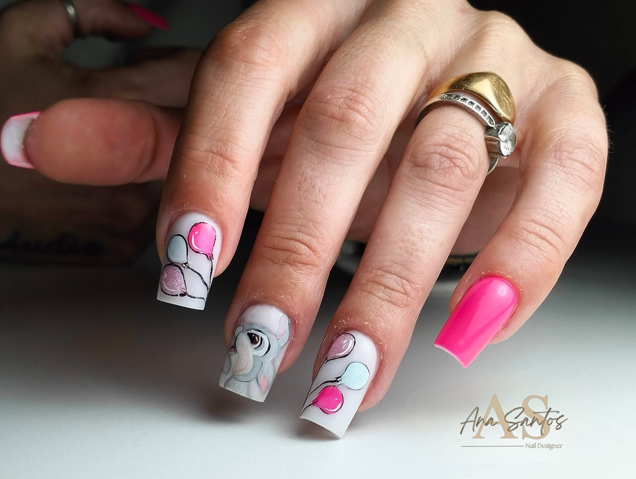 Trabalho de Nail Design por Ana Santos